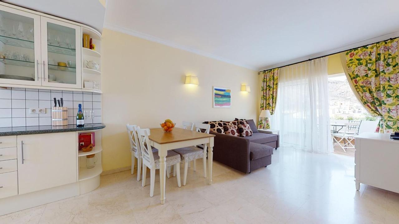Charmante Wohnung Direkt Am Meer, Kostenloses Wlan Puerto De Mogan Bagian luar foto